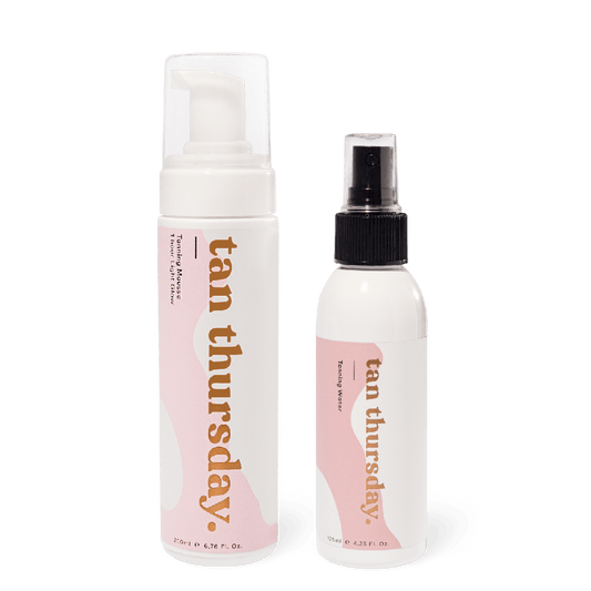 1 Hour Light Glow Tanning Mousse + Tanning Water - cos.u.r